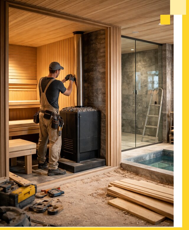 Полное строительство банных комплексов под ключ в Аксае