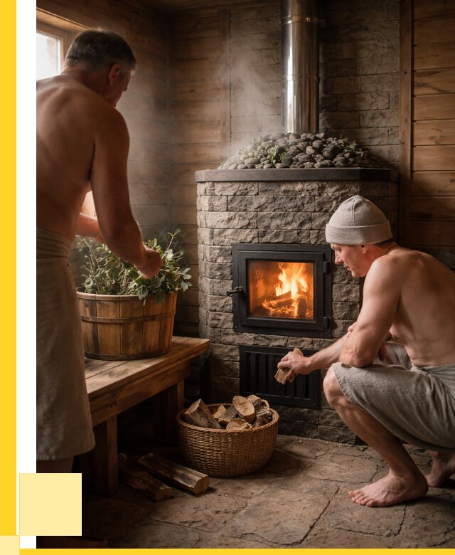 Банные печи под ключ в Аксае от 45707 р. | ЭриданАкс кирпичная