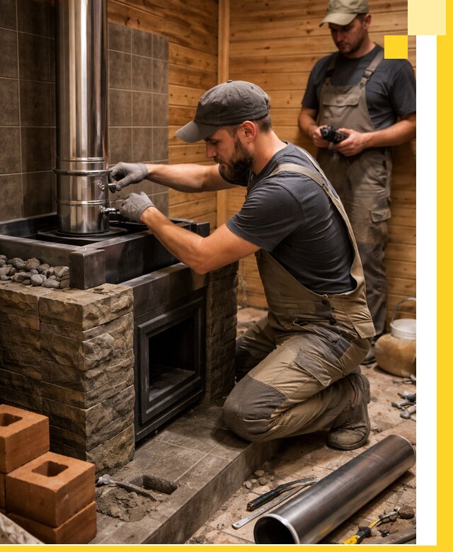 Изготовление и установка банных печей под ключ в Аксае