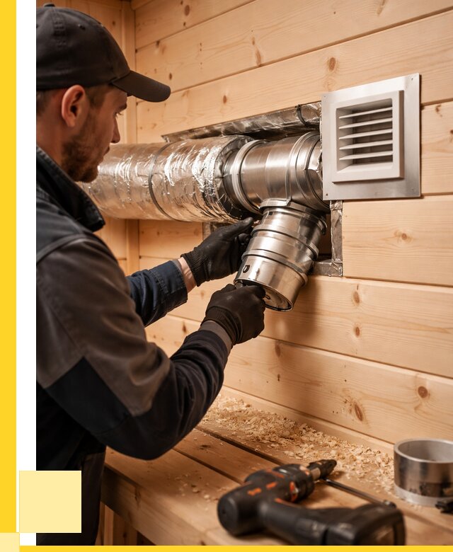 Монтаж вентиляции бани в Аксае от 12188 р. | ЭриданАкс