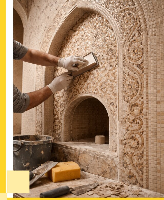 Мозаика для хамама в Аксае под ключ от 5079 р. | ЭриданАкс