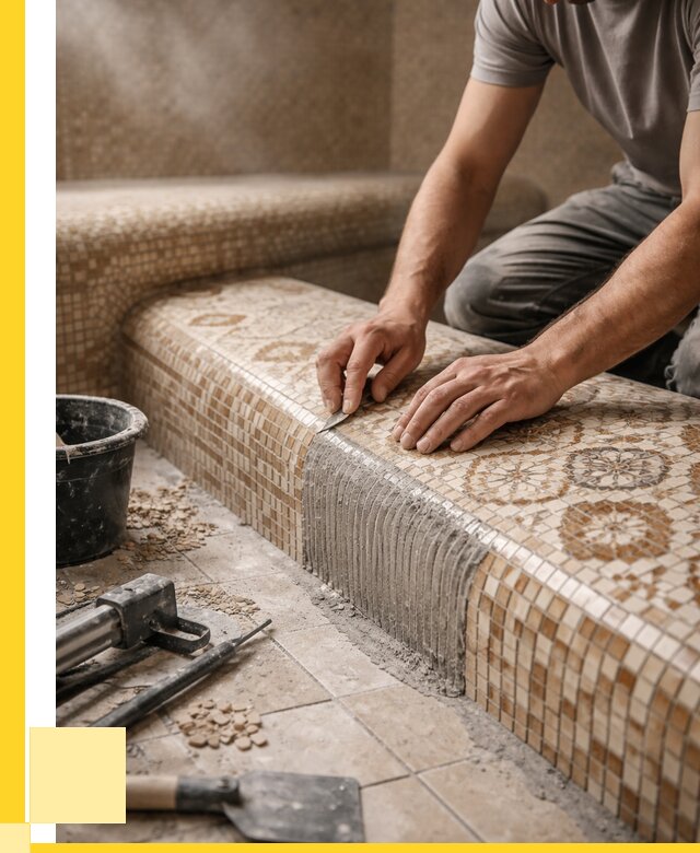 Плитка для хамама под ключ в Аксае от 3555 р. | ЭриданАкс